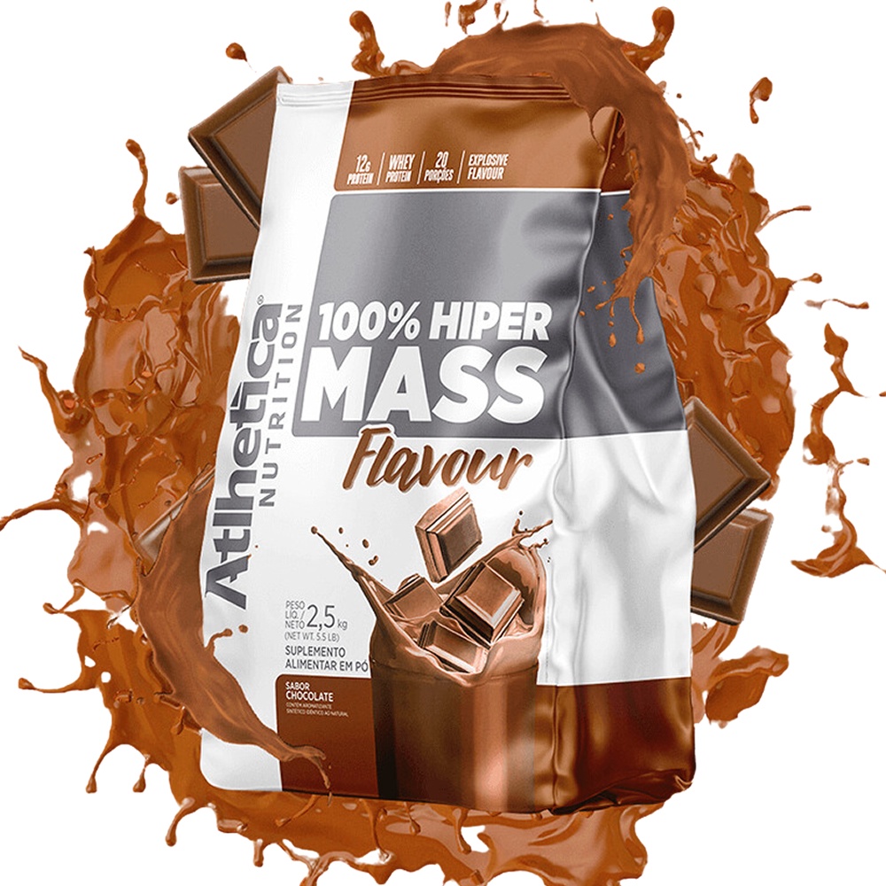 Hipercalórico Massa Atlhetica 2,5KG 100% Hiper Mass Flavour