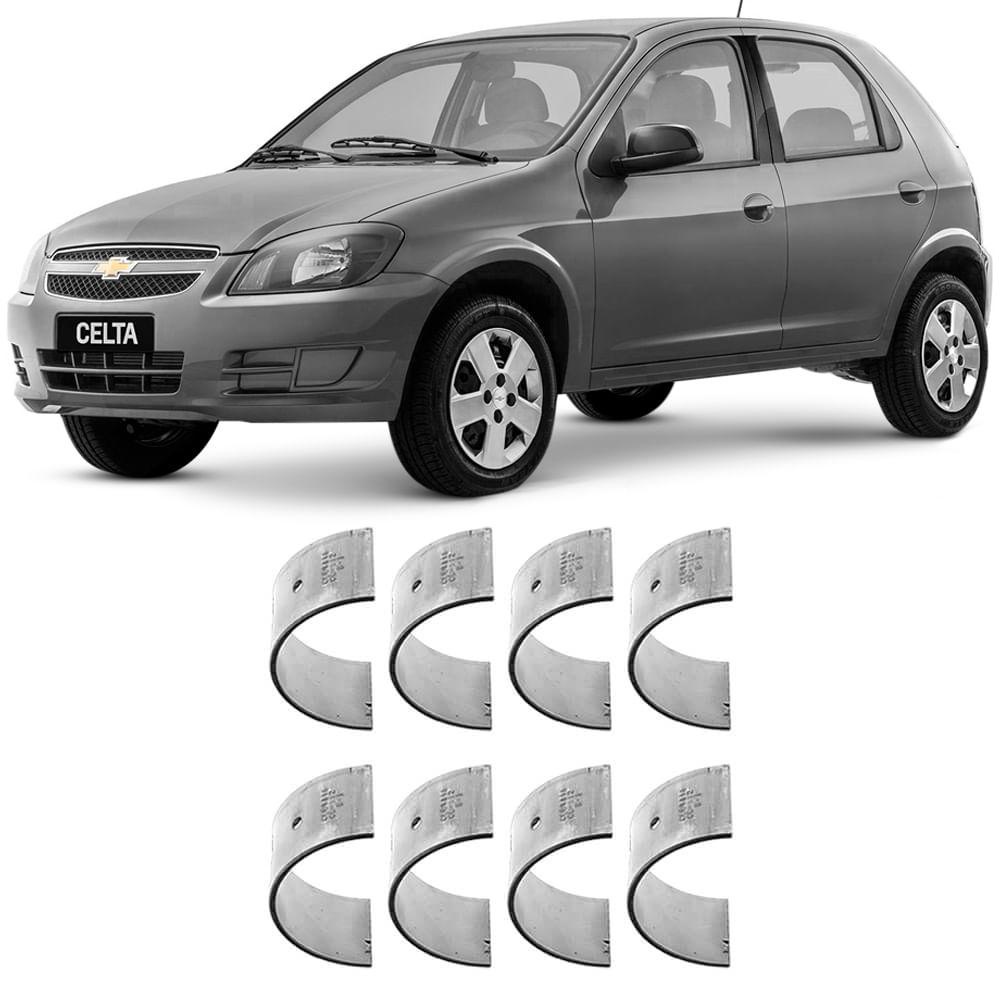 Bronzina Casquilho Biela 0.25 Agile Celta Spin 2002 a 2021 Metal Leve SBB271