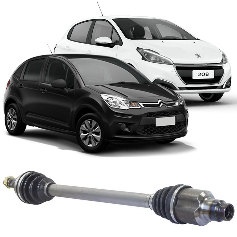 Semi Eixo Peugeot 208 Automático Citroen Air Cross C3 1.6 16V 2013 2014 2015 2016 2017 2018 2019 2020 - Lado Direito