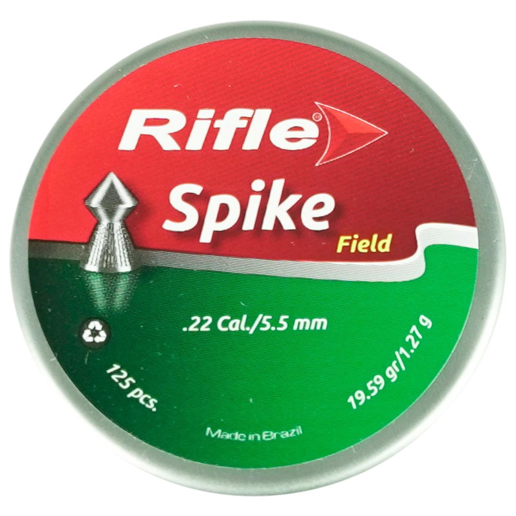 Chumbinho 5.5mm Rifle Spike Field - 125un - Sports & Outdoors
