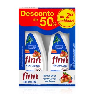 Adoçante Finn Sucralose Gotas 2 Unidades de 65ml cada 50% de Desconto na 2ª Unidade