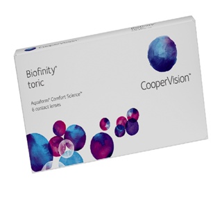 Lente De Contato Biofinity Astigmatismo Tórica Coopervision em Oferta na Shopee