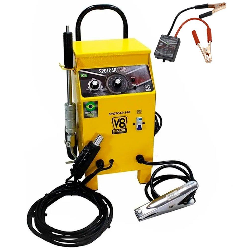 Repuxadeira Elétrica Spotcar 840E Analógica Monofásica  com Protetor de Bateria - V8 BRASIL em Oferta na Shopee