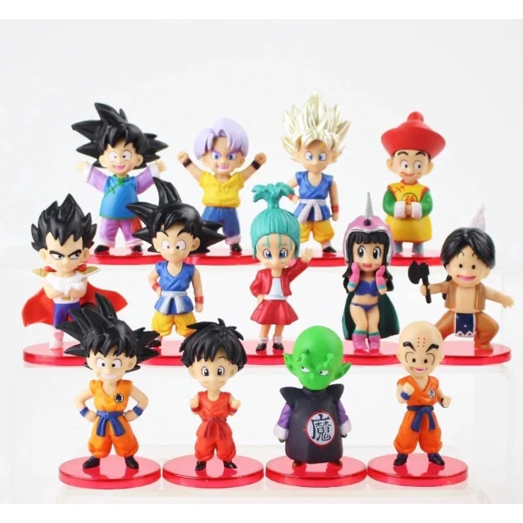 Dragon Ball Z - Miniaturas - Action Figure - Figura de Ação - Boneco - Goku - Vegeta Gohan