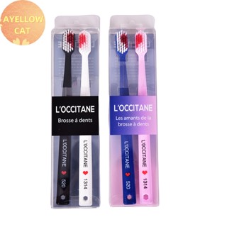 AYellowcat Escova De Dentes 2pcs De Casal De Coração Eco Friendly Nano Adults BR