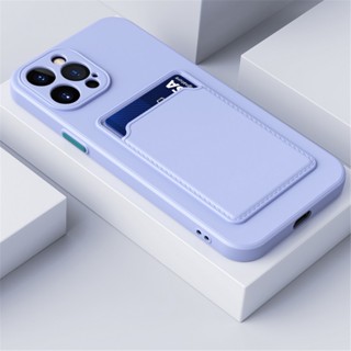 Porta-Cartões À Prova De Choque Carteira Xiaomi Redmi 9 10 9C 9A 10A 10C Nota 8 9 9T 9S 9ProMax 9Pro Moda Capa De Silicone Líquido Com Suporte Para Cartão
