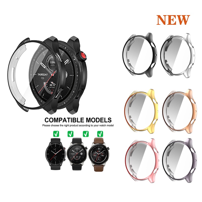 Capa De Proteção Macia TPU De Tela Completa Para Huami Amazfit GTR 2 2e 3 4/GTR2 2e GTR3 Pro GTR4