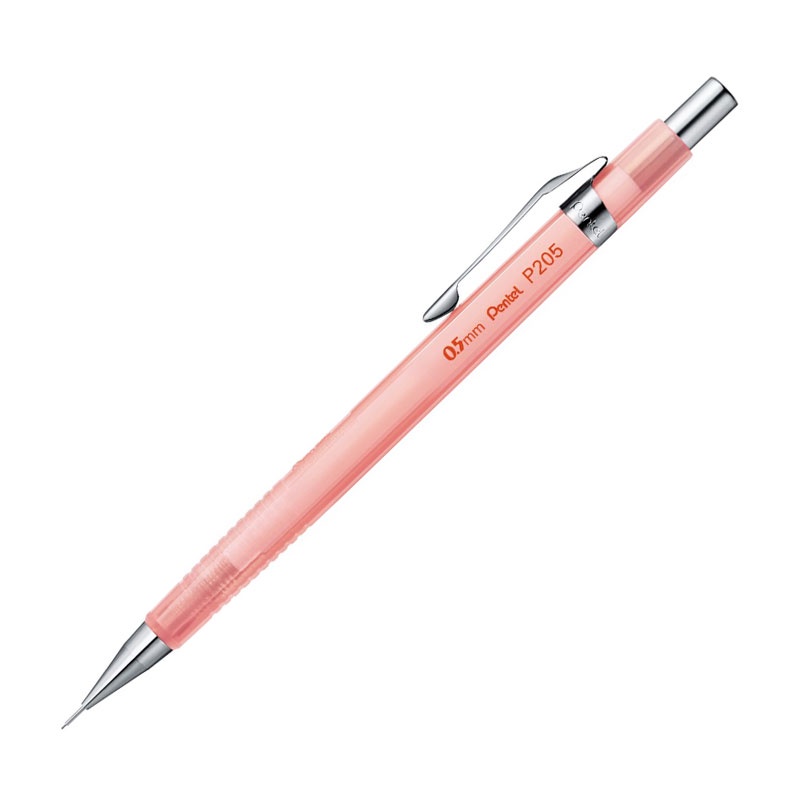 Lapiseira 0.5mm P205 Sharp Clena Rosa Transparente Pentel
