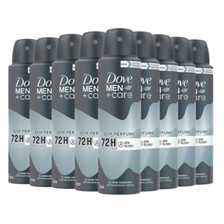 Kit Desodorante Aerosol Dove Men Sem Perfume 150ml - 9 unidades