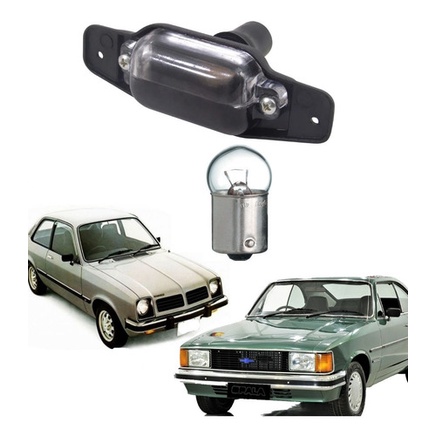 Lanterna Placa Com Lampada Chevette Ate 1982 em Oferta na Shopee