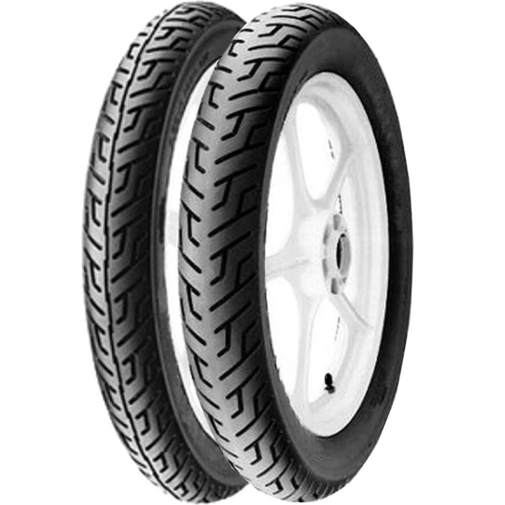 Par Pneu Cbx 200 Strada 100/90-18 + 275-18 Mt65 Pirelli