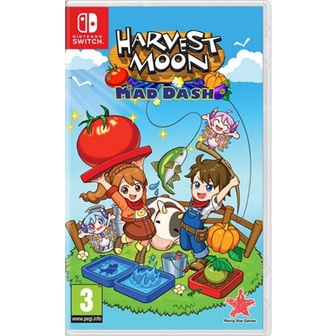 jogo Harvest Moon Mad Dash Nintendo Switch Europeu