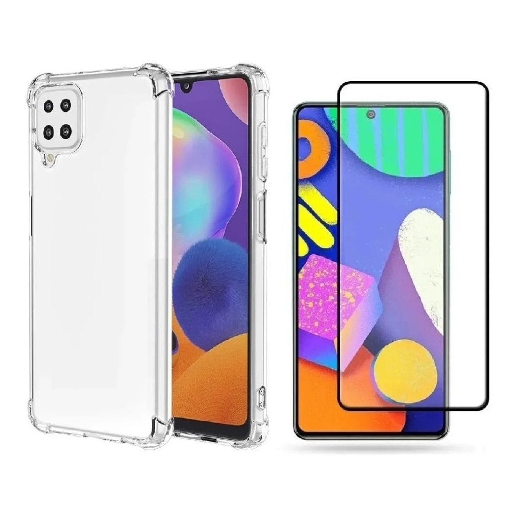 Capa Case Capinha Para Galaxy M32 M22 + Película 3D Vidro Temperado