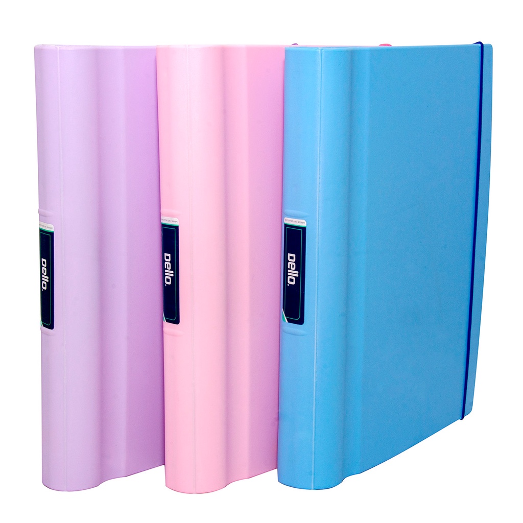 Pasta Fichário Universitário 4 Argolas C/ Estojo Dello em Oferta na Shopee