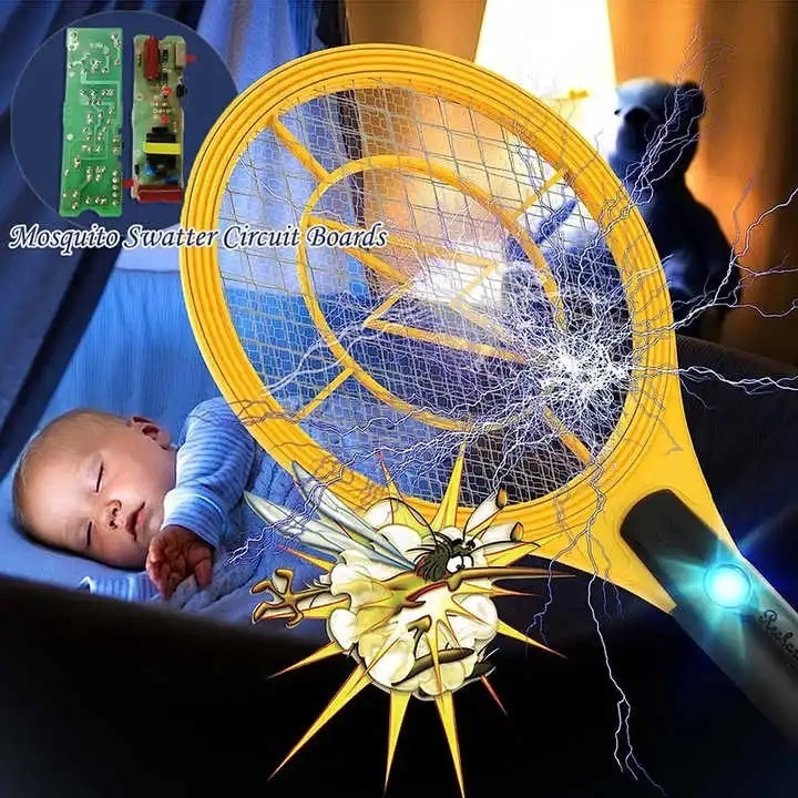 Raquete Elétrica Mata Mosquito Dengue Insetos Recarregável em Oferta na Shopee