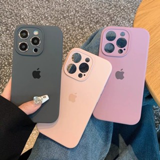 (Novo) Estojo De silicone Líquido De Alta Qualidade Para iPhone 15 14 Pro Max 13 11 12 Protetor De Câmera Macia