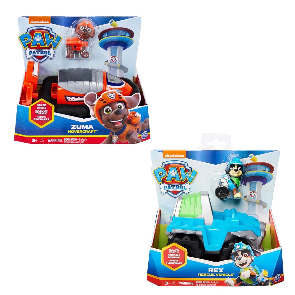 Kit 2 Brinquedo Veiculo Patrulha Canina Zuma Rex em Oferta na Shopee