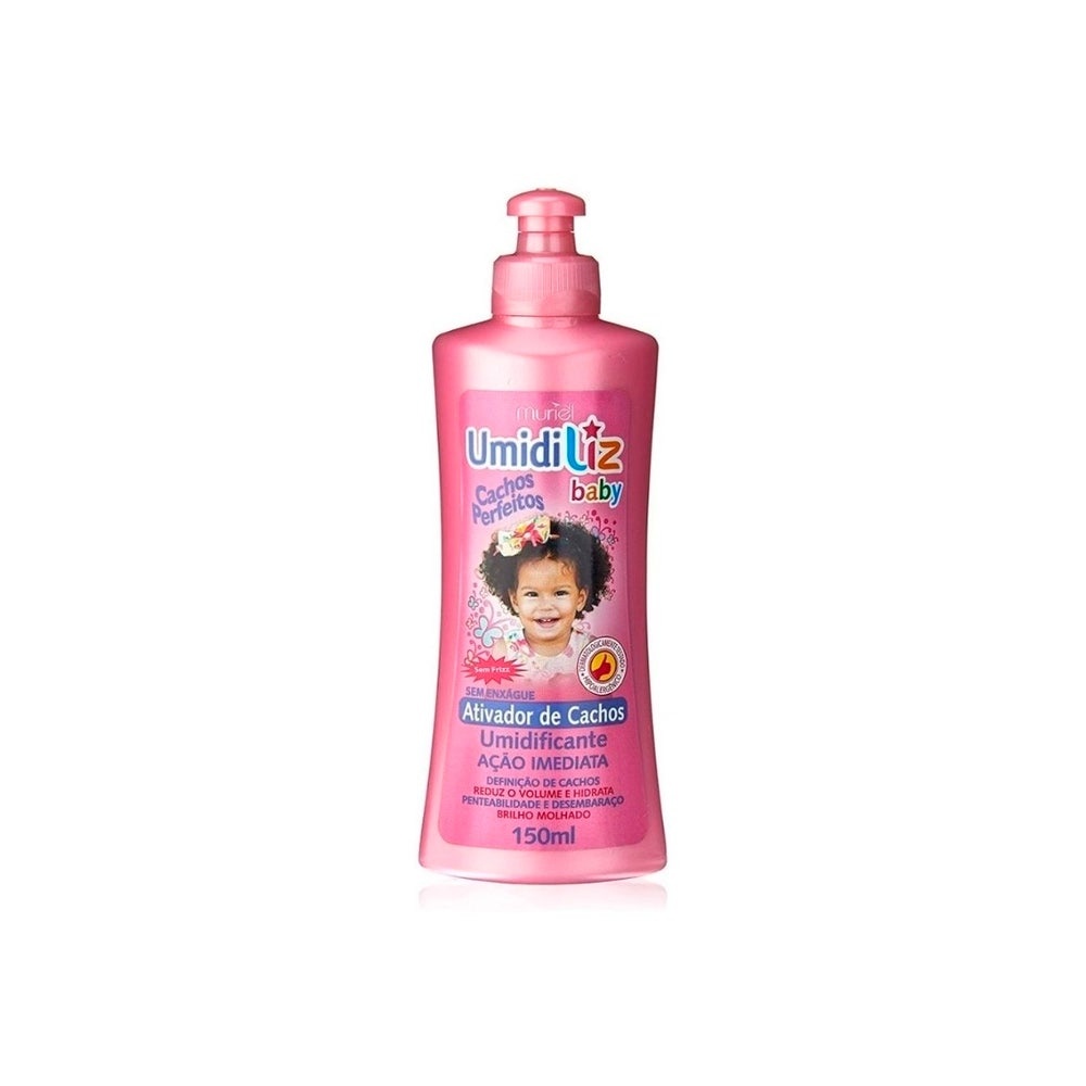 Ativador De Cachos Infantil Umidiliz Baby Menina 150Ml em Oferta na Shopee
