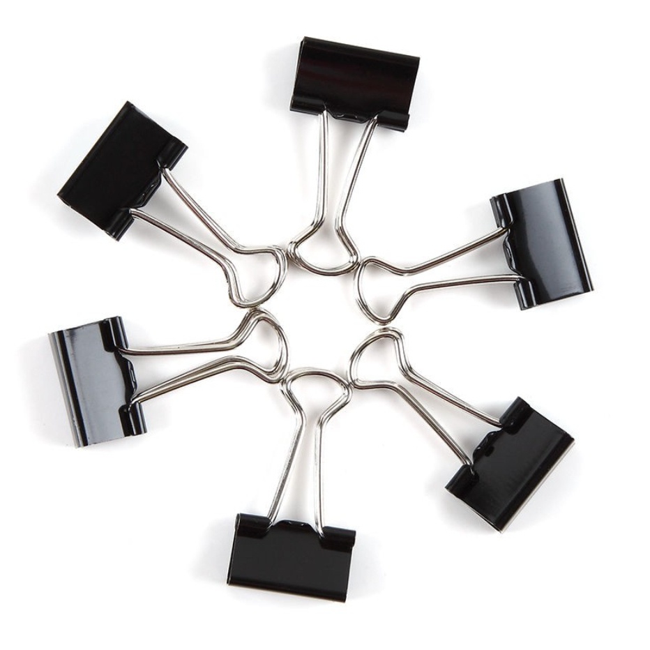 Prendedor de Papel Binder Clip 19mm Com 40 Peças em Oferta na Shopee