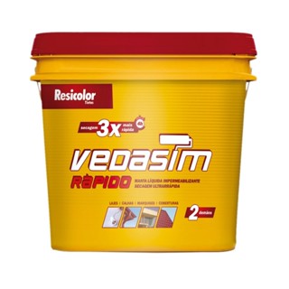 Manta Liquida Rápida Vedasim Laje Branco 15kg Resicolor
