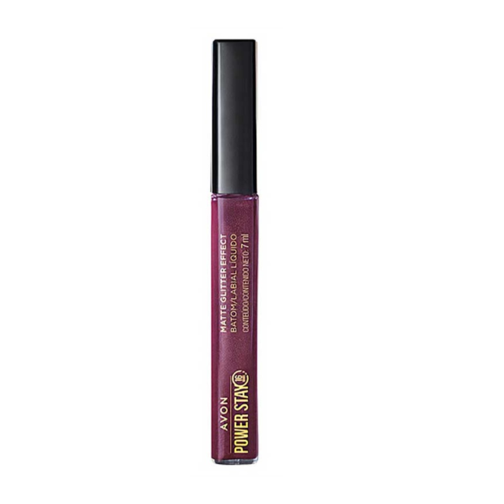 Batom Power Stay Avon Matte Glitter Effect, Escolha o Seu: em Oferta na Shopee