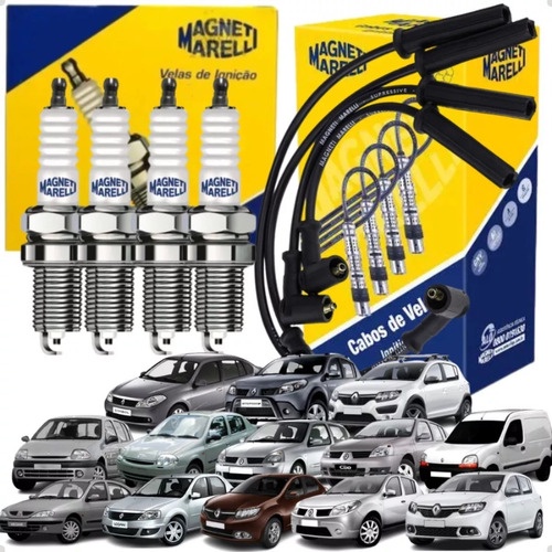 Kit Cabo E Vela Clio Logan Sandero Megane Kangoo Sandero Stepway Symbol 1.6 8v em Oferta na Shopee