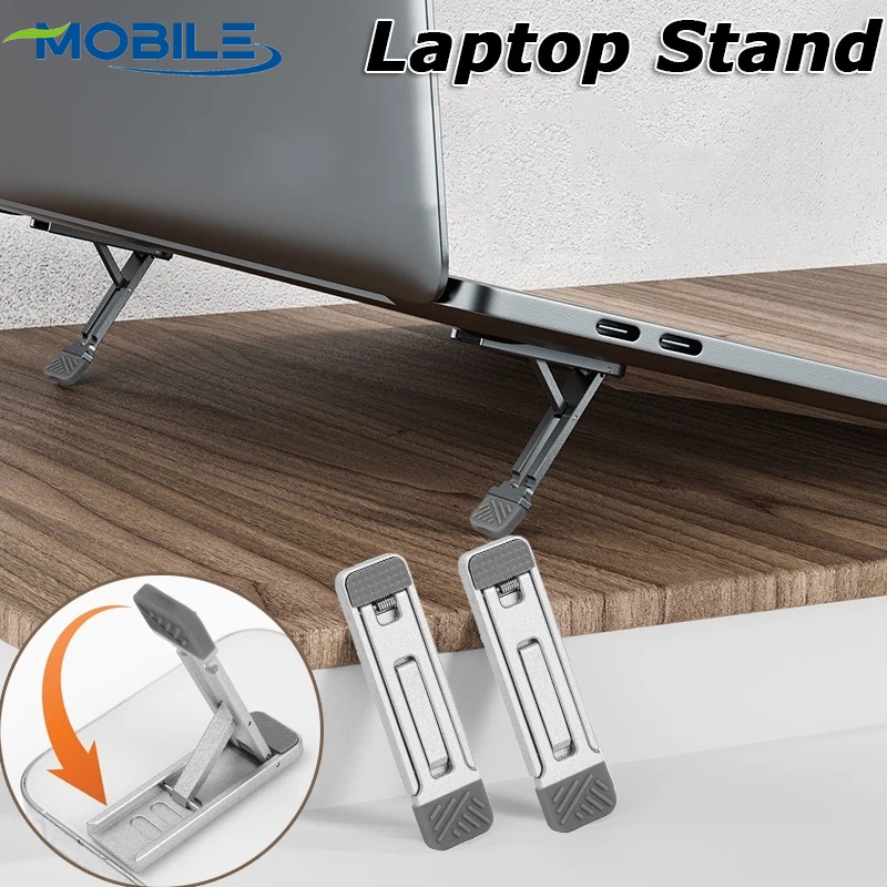 Suporte De Telefone De Metal Ajustável De 3 Alturas/Portátil Dobrável Para Laptop/Pés De Universal Resfriamento De Table