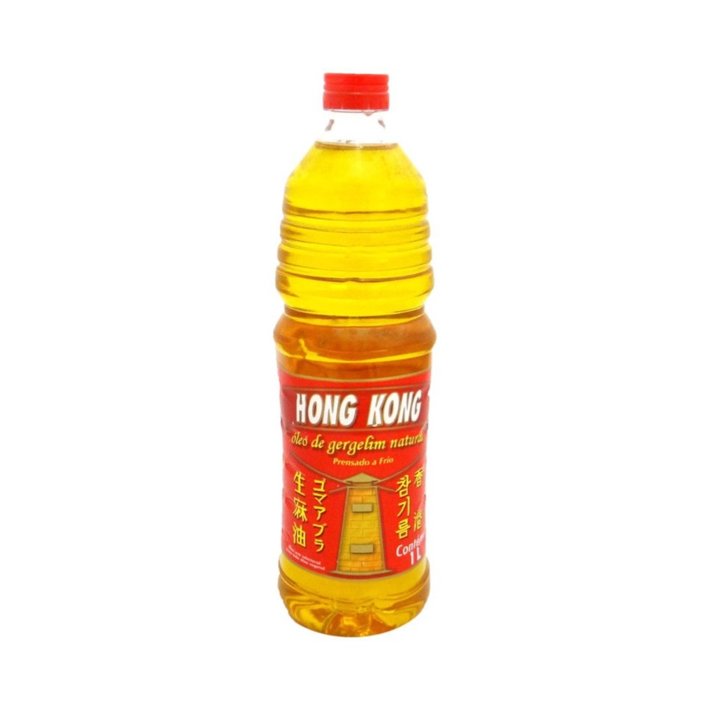 Óleo De Gergelim Natural Hong Kong 1L Óleo para Comida Japonesa Comida Chinesa