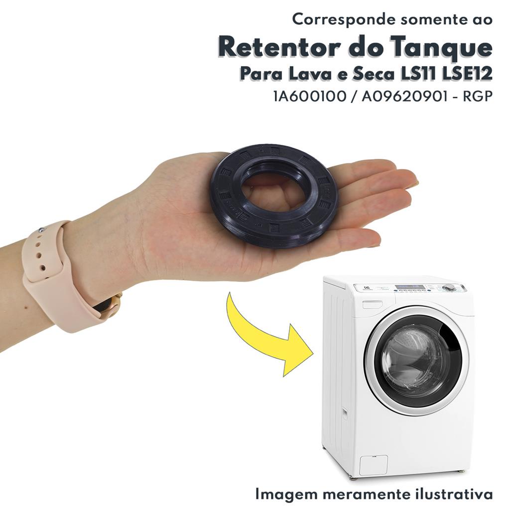 Retentor De Agua Para Lava e Seca Electrolux LSE11 LSE12 LSI11 RGP 1A600100 A09620901