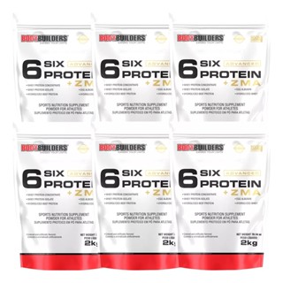 Kit 6 Unid. - 6 Six Protein Advanced + Zma Refil 2kg - Total 12 Kilos! em Oferta na Shopee