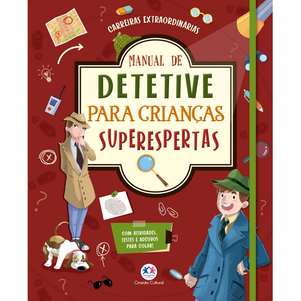 Livro Capa dura Manual de detetive para crianças superespertas em Oferta na Shopee