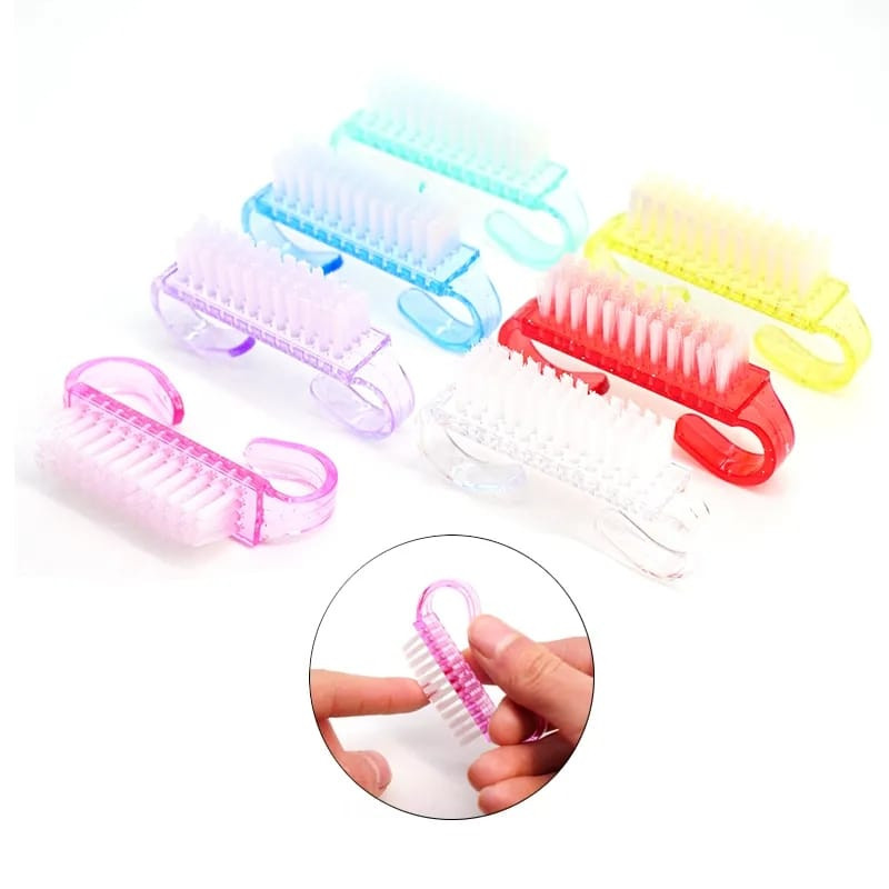 Mini Escova De Unhas Limpeza Manicure Salão Escovinha Limpa Unha