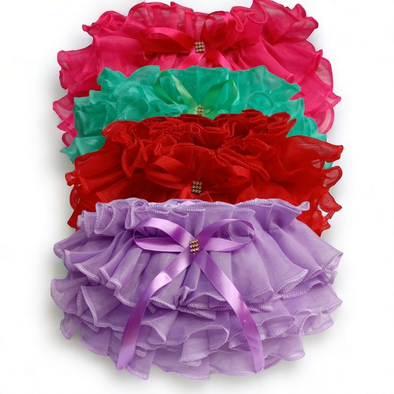 kit 4 Calcinhas de Bebê Menina Infantil Bunda Rica  Tapa fraldas Com laços em Oferta na Shopee