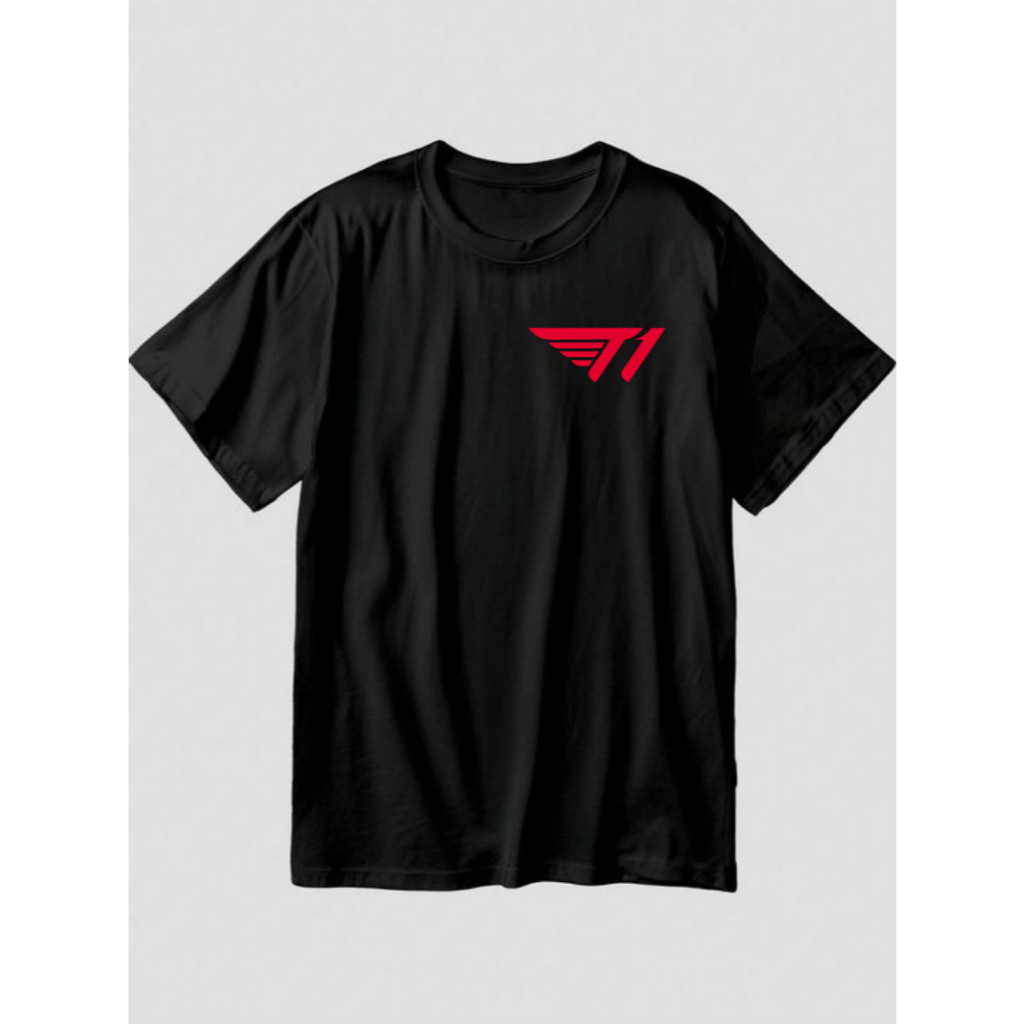Camiseta T1 Team One Faker League Camisa  Game Jogo Online RPG Coloridas Masculina Feminina Algodão Confort Unissex