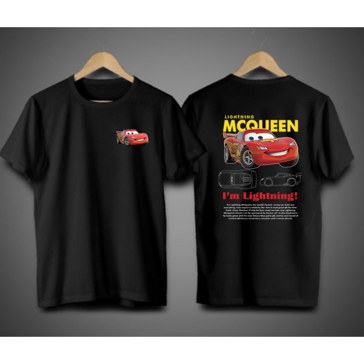 Camisa ova Camiseta Relâmpago Mcqueen e Unissex 100% Algodao Camisa Lançamento 2024 !