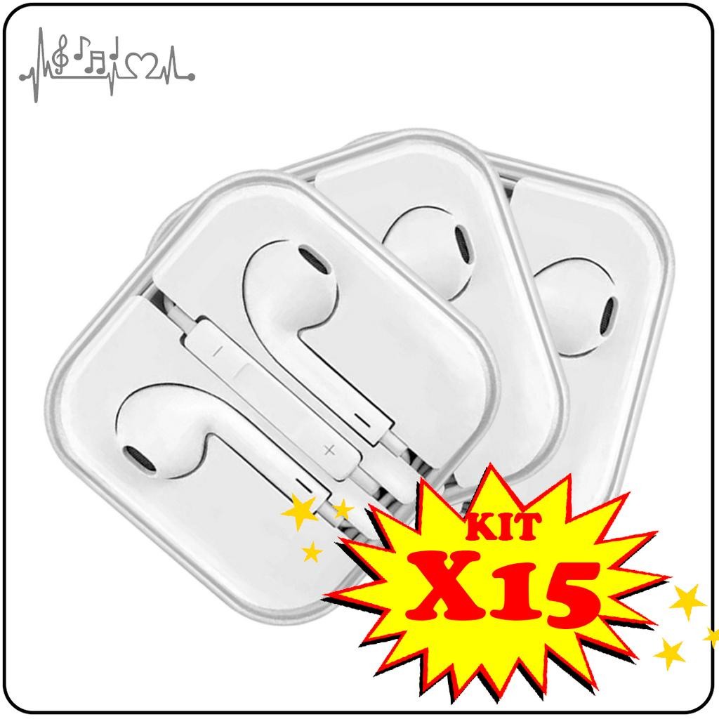 KIT FONE de Ouvido P2 com Microfone Boa qualidade