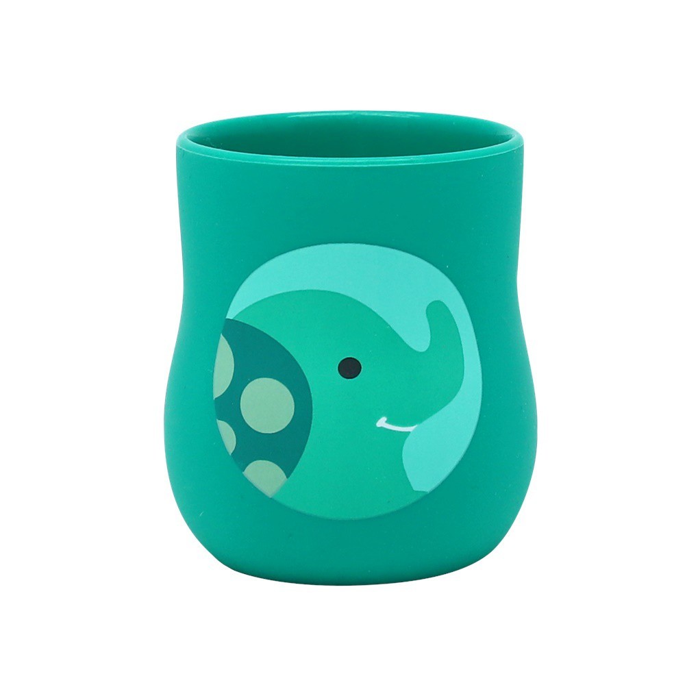 Copo Anatômico em Silicone 120ml Elefante - Marcus & Marcus em Oferta na Shopee