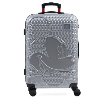 Mala Média 23 Kg ABS 4 Rodas Mickey Epcot Prata em Oferta na Shopee