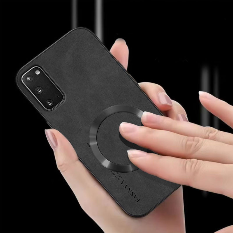 Invólucro SAMSUNG S20 FE AMSUNG S20 ULTRA PLUS Capa De Telefone Protetora De Anel De Sucção Magnética Antivibração Com B