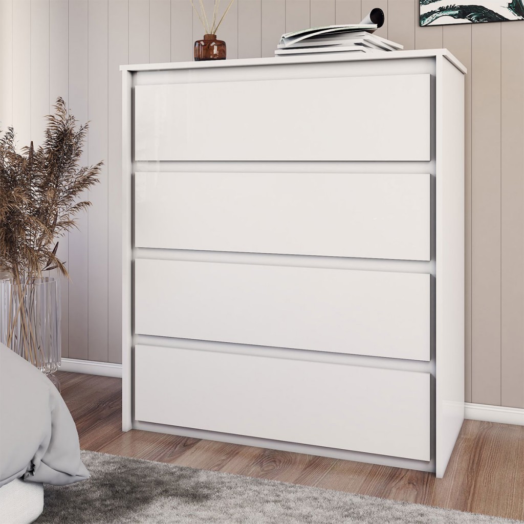 Cômoda Celeste 4 Gavetas em Oferta na Shopee