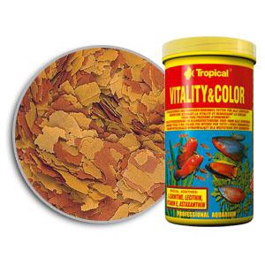 RAÇÃO TROPICAL VITALITY & COLOR FLAKES - Pote 50 gr