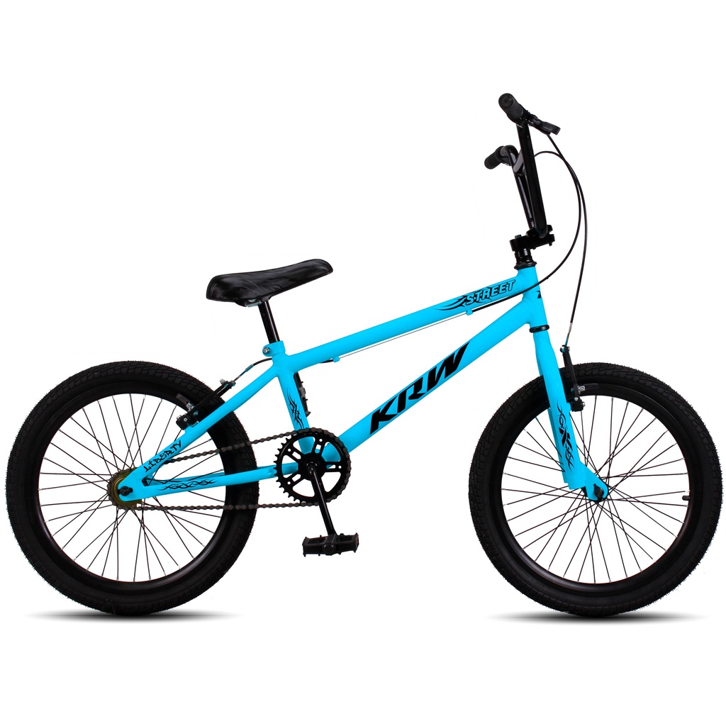 Bicicleta Aro 20 KRW BMX Cross V-Brake Sem Marchas