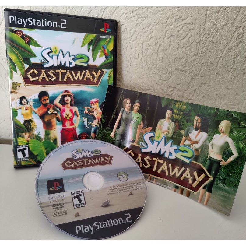 The Sims Castaway Pt-pt - PS2