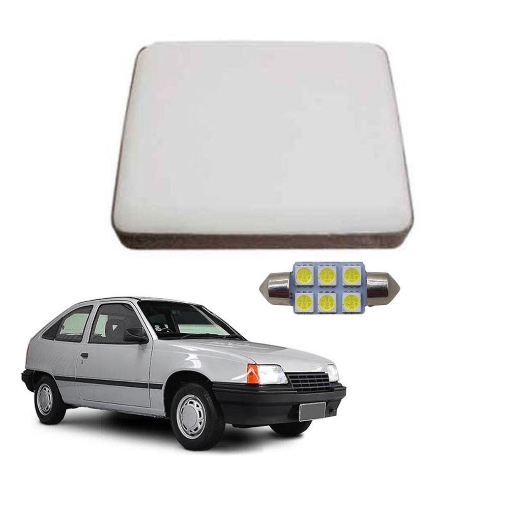 Lanterna Teto + Lampada Led Monza Kadett 1985 86 87 88 89 90 91 92 93 94 95 96 97 98 em Oferta na Shopee