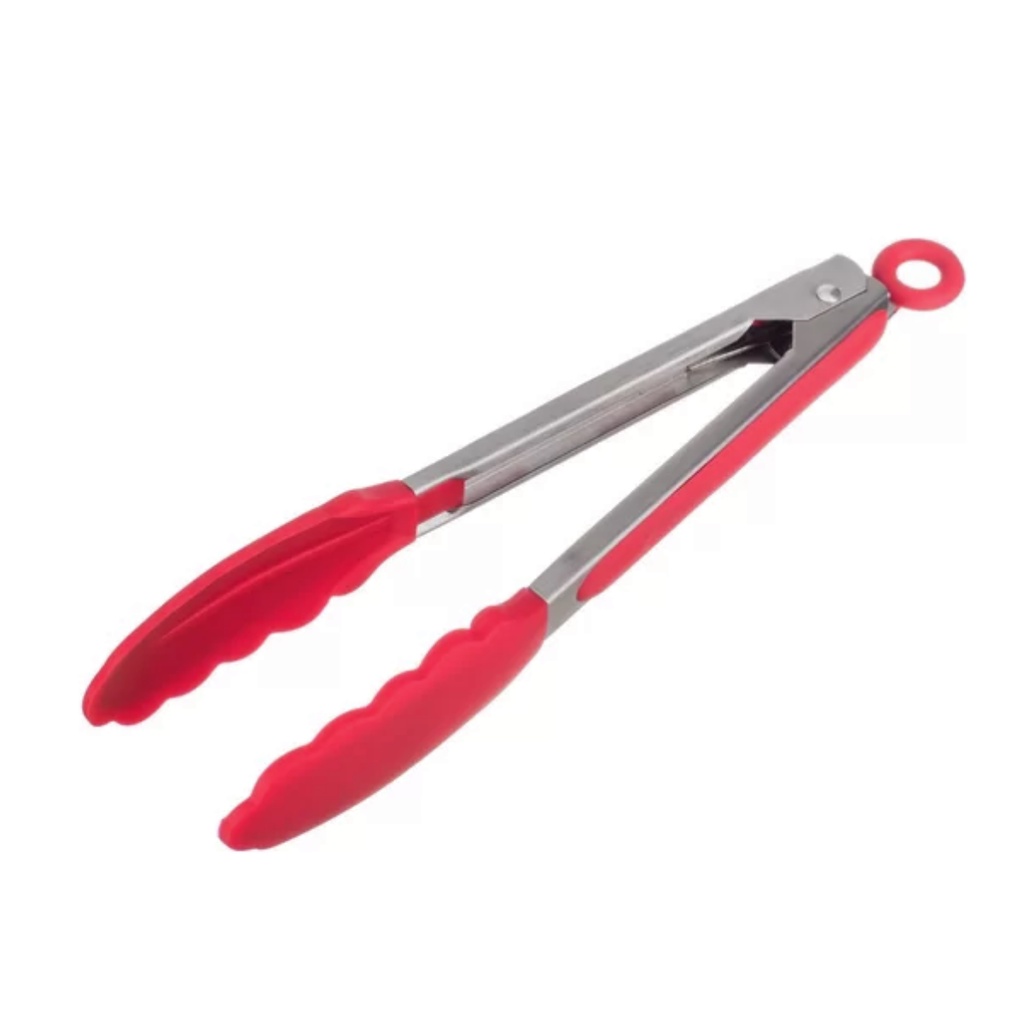 Pegador De Silicone Pinça Universal Salada Carne Multiuso Culinário 26cm em Oferta na Shopee
