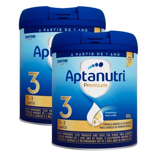 Kit 2 Fórmula Infantil Aptanutri Premium 3 800g
