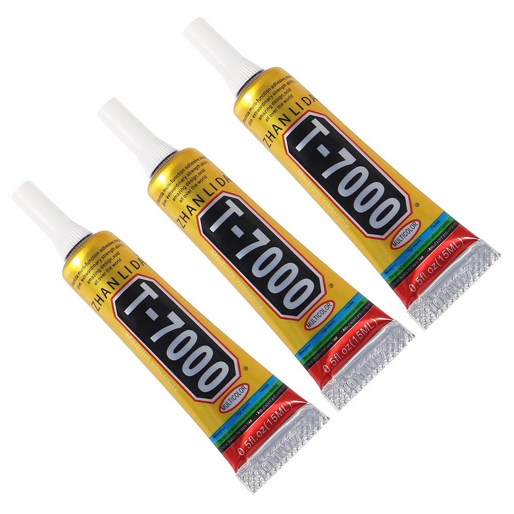 Cola Adesiva Multiuso T7000 15ML Tela Reparo Celular Para Iphone Samsung Xiaomi Lcd T-7000
