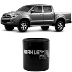 Filtro Óleo Hilux 2005 A 2015 Metal Leve Oc506