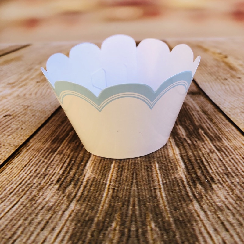 KIT Saia Para Cupcake Francesinha Azul Claro  12.40  ( Nc Toys Cupcake )