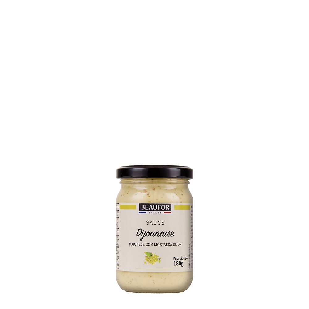MAIONESE BEAUFOR COM MOSTARDA DE DIJON 180G em Oferta na Shopee